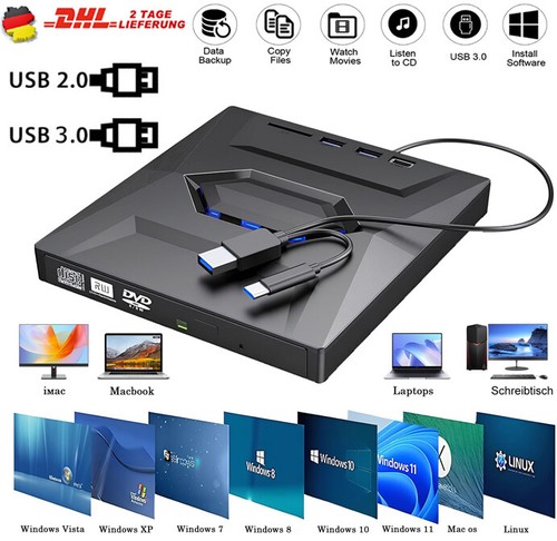 Externes dvd laufwerk - dvd, usb