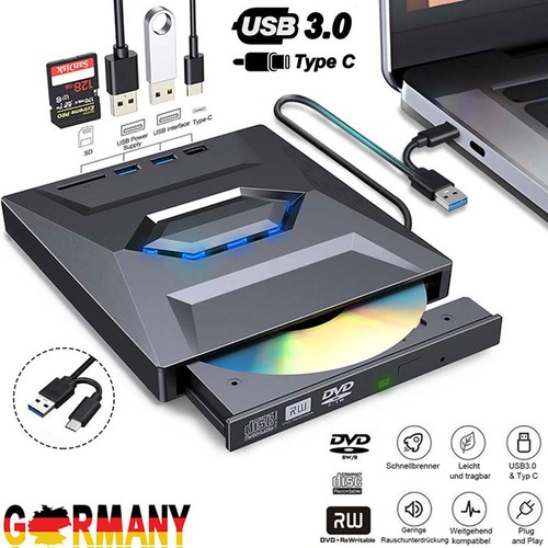 Externes dvd laufwerk - cd/dvd,
